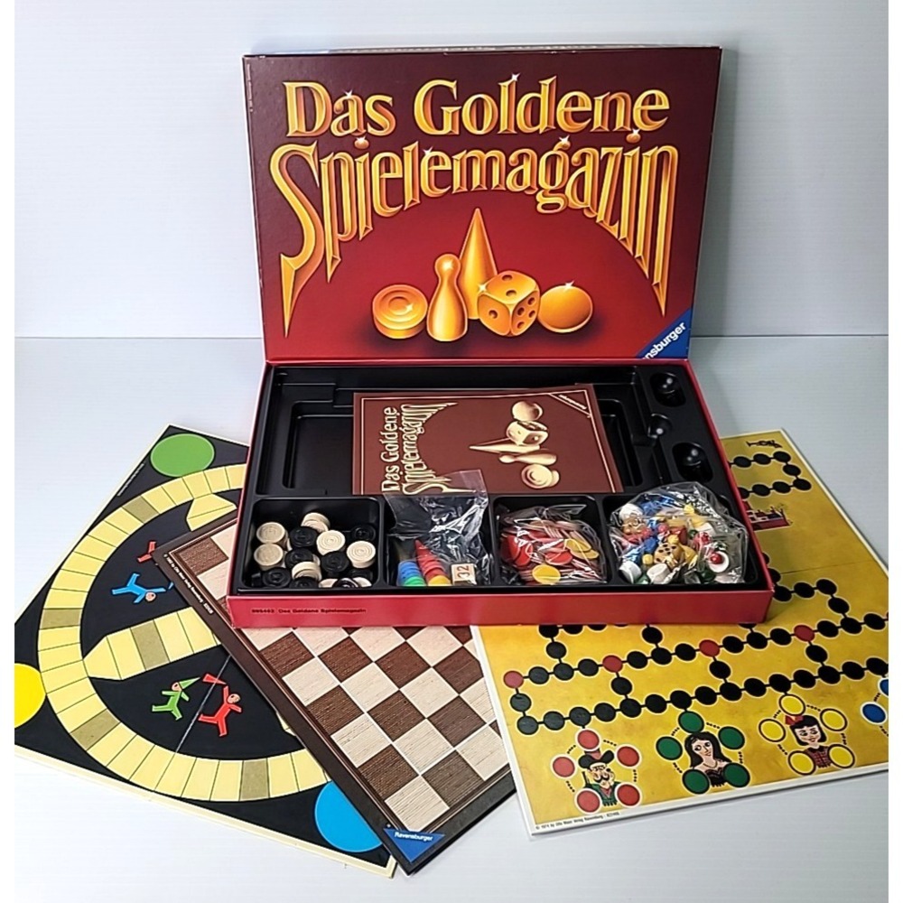 Das Goldene Spielmagazin Golden Games Ravensburger Multiple Games EUC